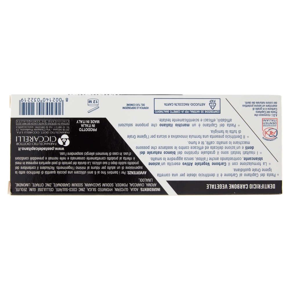 Pasta del Capitano Carbone 75 ML